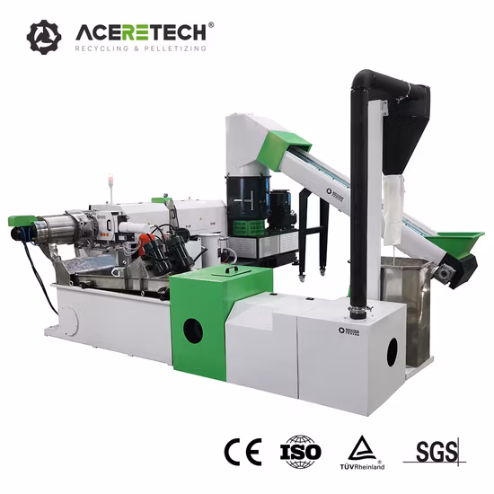 Linea di produzione di granuli di polvere di resina, materiali riciclati vergini/polvere di resina PVC Sg8 scarti di PVC morbido, linea di produzione di granuli di PVC