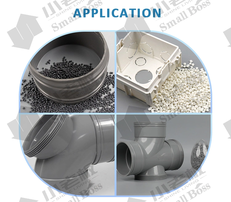 PVC Compound Granules for Fittings Plastic Pipe PVC Elbow Fittings