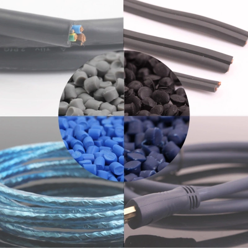 PVC Factory Low Price Flexible PVC Sheath Compounds for Cable Insulation PVC Granules 1.5g/cm3