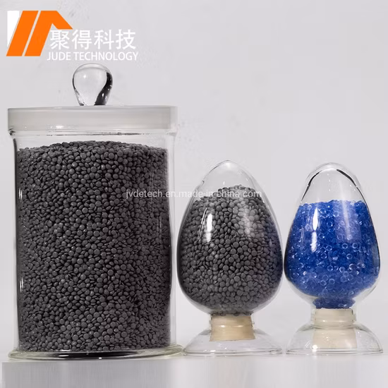 Particelle/pellet di materie prime plastiche di vendita calda, granuli compositi in PVC nero riciclato per raccordi per tubi in PVC