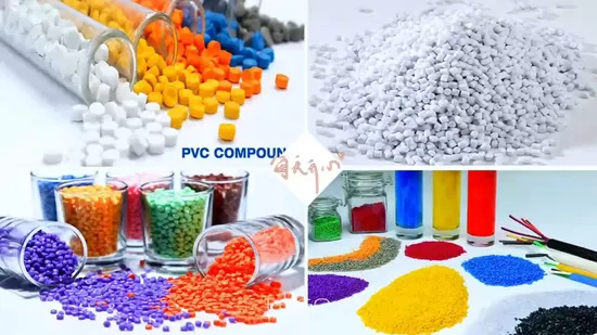 Granuli morbidi di PVC, compound di cloruro di polivinile, materie prime per cavi di rete